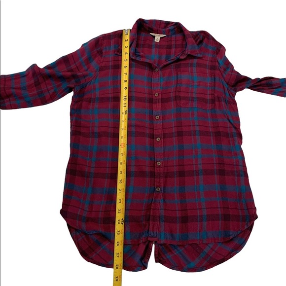 Lucky Brand Plaid Button Down Long Sleeve Shirt Size Small - Picture 5 of 17